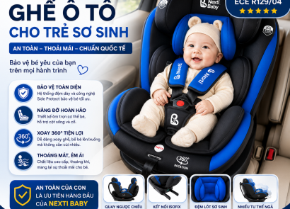 Ghế Ô Tô Cho Trẻ Sơ Sinh: Cách Chọn An Toàn Và Những Điều Bố Mẹ Cần Biết