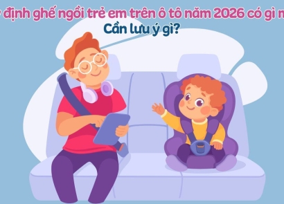 Nexti Baby | Quy định ghế ngồi trẻ em trên ô tô năm 2026 – Điều cha mẹ cần biết 